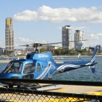 Kommerz, der Heli flog alle paar Minuten